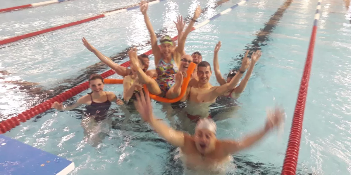 Fin d'entraînement joyeux