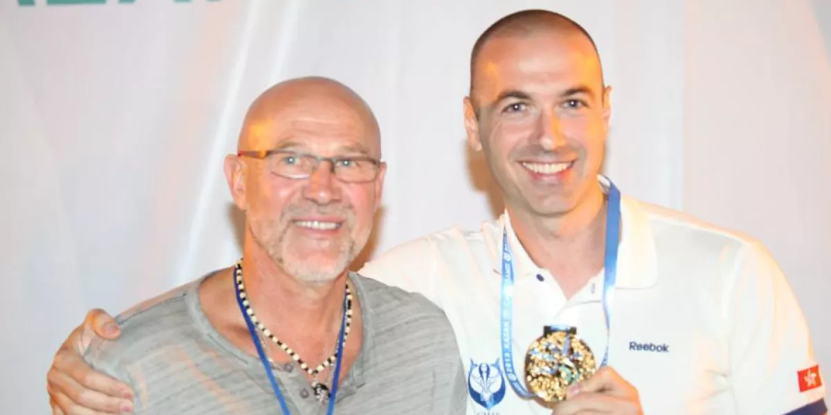 Michel Kichev et Théo Fourcade